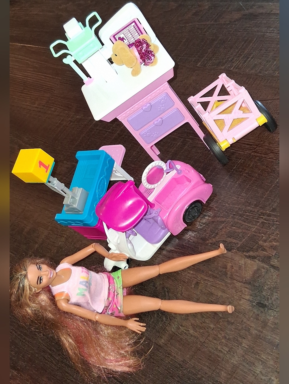 Barbie Pink Vet Doll Playset